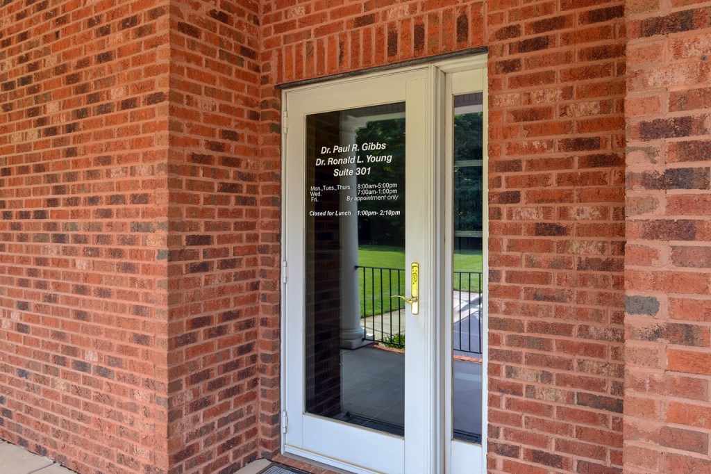 Image of outside practice door entrance