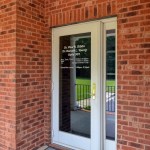 Image of outside practice door entrance